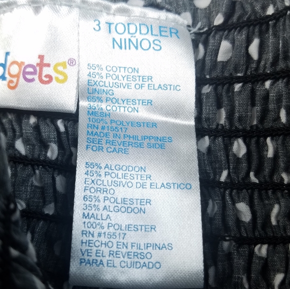 Kidgets Black and White Sunflower - Picture 5 of 6